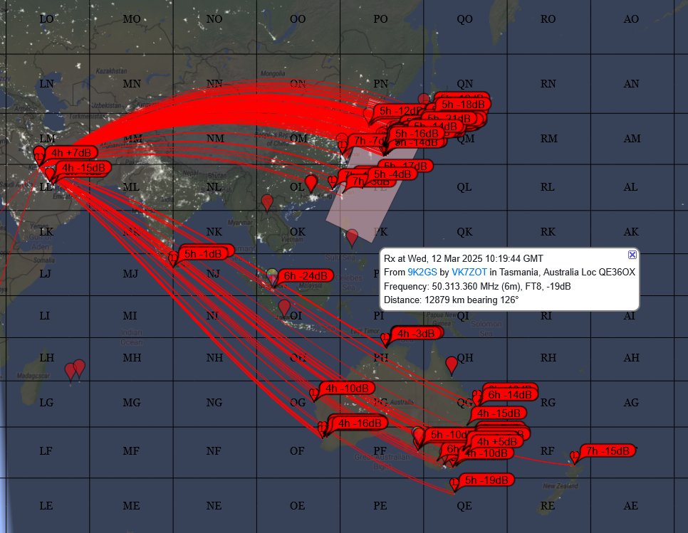 2nd round VK/ ZL and JA !!
#F2 #50Mhz