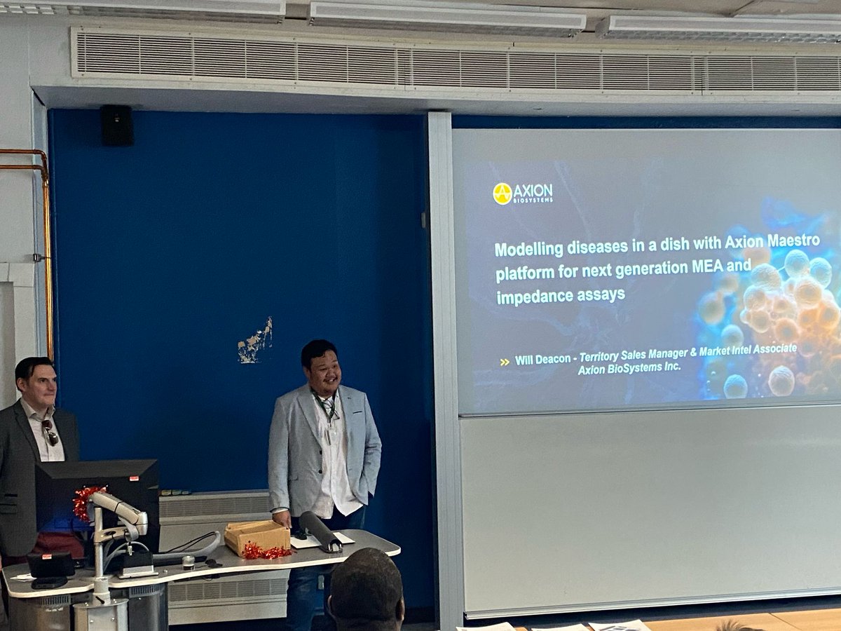 Healthcare Technologies Institute (HTI) (@htibham) on Twitter photo Huge thanks to Will Deacon at <a href="/axionbio1/">Axion BioSystems</a> for his talk on modelling diseases with Axion Maestro platform and for <a href="/Dr_FelixChan/">Felix Chan</a> for hosting. Thank you to all who attended the seminar! Huge thanks to Will Deacon at <a href="/axionbio1/">Axion BioSystems</a> for his talk on modelling diseases with Axion Maestro platform and for <a href="/Dr_FelixChan/">Felix Chan</a> for hosting. Thank you to all who attended the seminar!