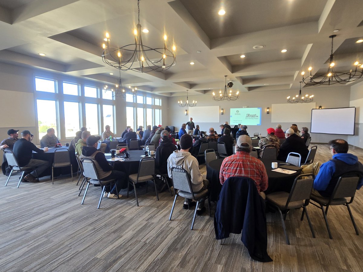 WGCSA's tweet image. We have nearly 40 equipment managers at Hawks Landing Golf Club today for our hydraulics seminar. It's great to see this group that it so vital to their courses continue to grow!