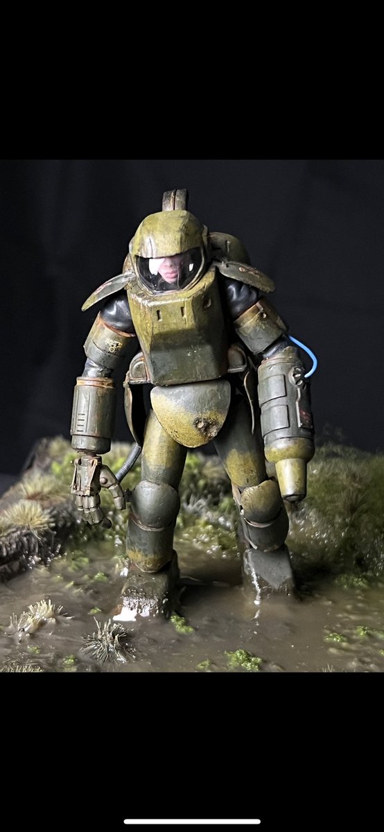 theloniusdizz's tweet image. 1/20 A.F.S. Polar Bear. Different angles of a model I’ve posted before 

#maschinenkrieger #sf3d #afs #kowyokoyama #plamo #scalemodel #scifi #scifiart #マシーンクライガー #maschinenkriegerzbv3000