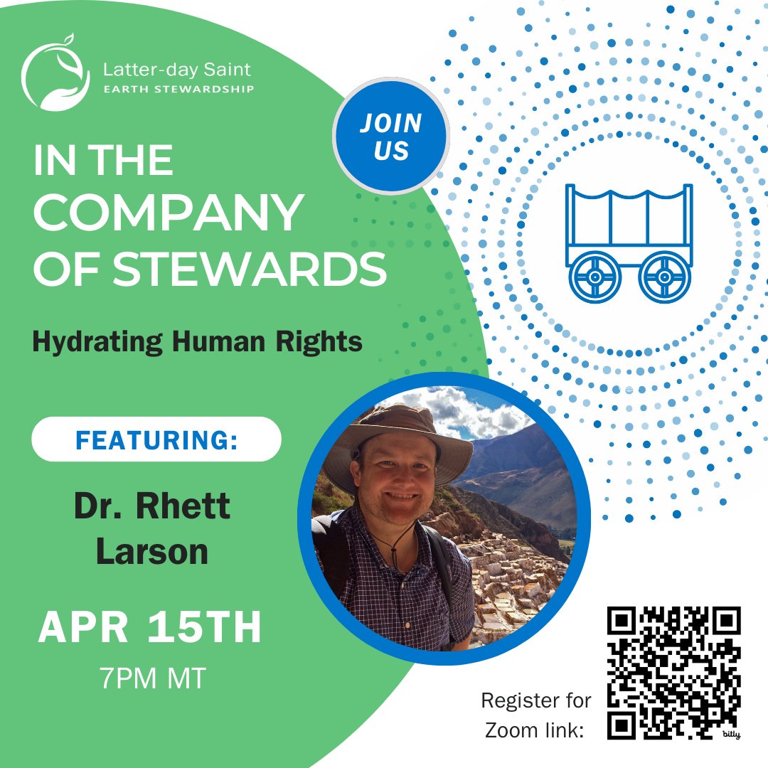 Join us for our next In the Company of Stewards. We'll be talking about human rights as they pertain to water. Zoom link here: bit.ly/43rYFJy