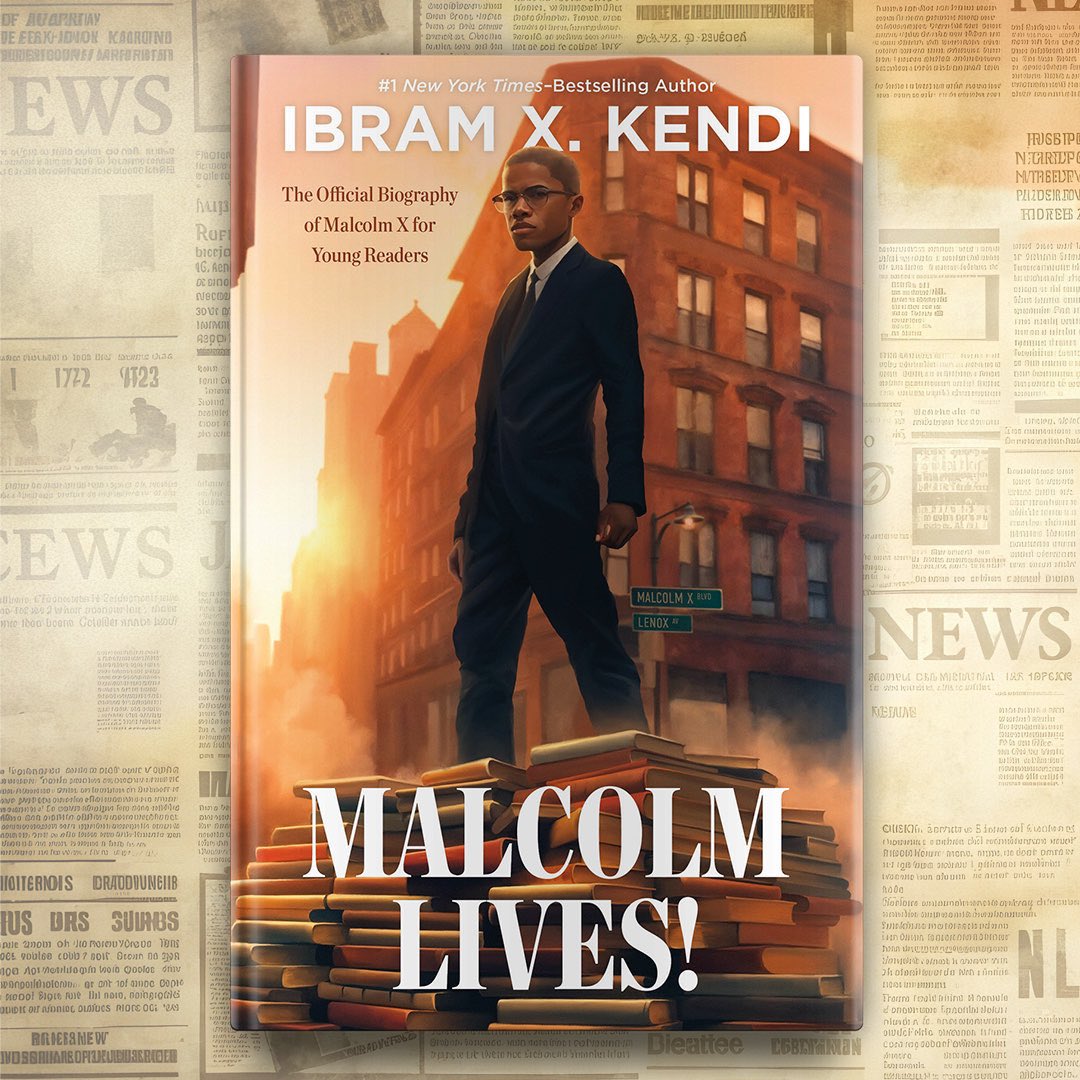 ibramxk's tweet image. Malcolm X turns 100 on May 19, 2025. To commemorate his birthday, I am proud to announce the first major biography of Brother Malcolm for young readers in more than thirty years: MALCOLM LIVES!
The book is written in short, swift chapters that echo Malcolm’s trademark fast walk.…
