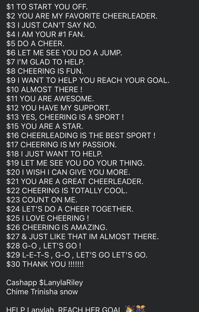 prettytrini18's tweet photo. ITS THAT TIME OF YEAR AGAIN .. CAN YOU ALL HELP MY BABY REACH HER GOAL TOWARDS CHEERLEADING REGISTRATION/PACKAGE? THANK YOU IN ADVANCE📣🥶 https://t.co/ptixNWXtX1
