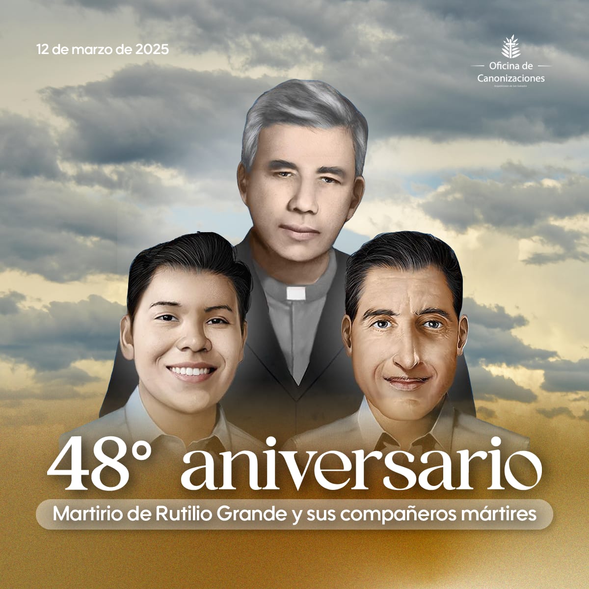 BeatoRutilioG's tweet photo. Hoy 12 de marzo recordamos el 48° Aniversario del Martirio de Nuestros Beatos, que su Memoria sigan resaltando su fe, su vida y su obra de amor a Dios y a los pobres. 🫶🏻

Sigamos pidiendo su intercesión en todo momento. 🍃

#Mártir #Beatos #Intersecion #Aniversario https://t.co/36SGsmJ57c