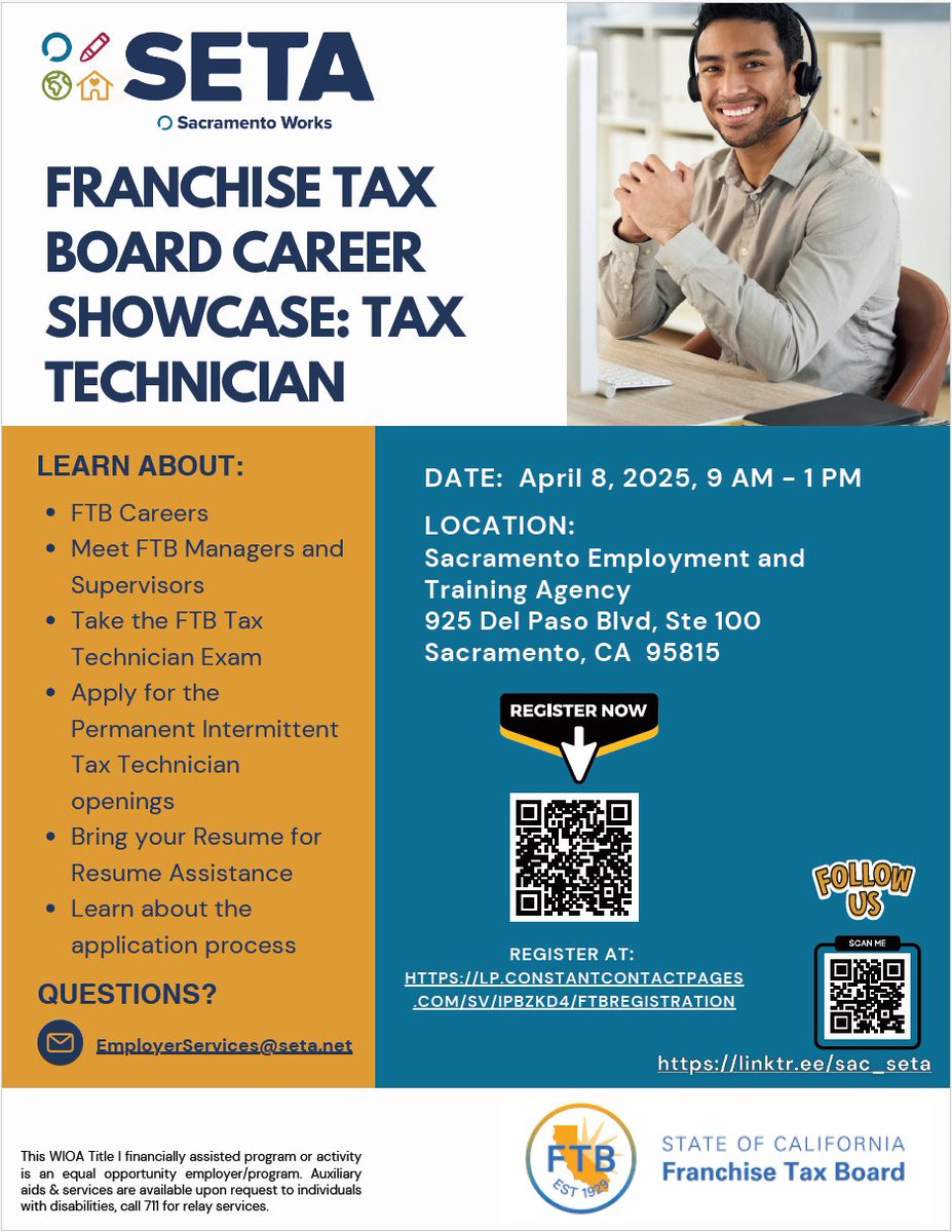 Only one week until our job fair. Sign up today and learn how you can join FTB! lp.constantcontactpages.com/sv/IpbzKD4/FTB…
