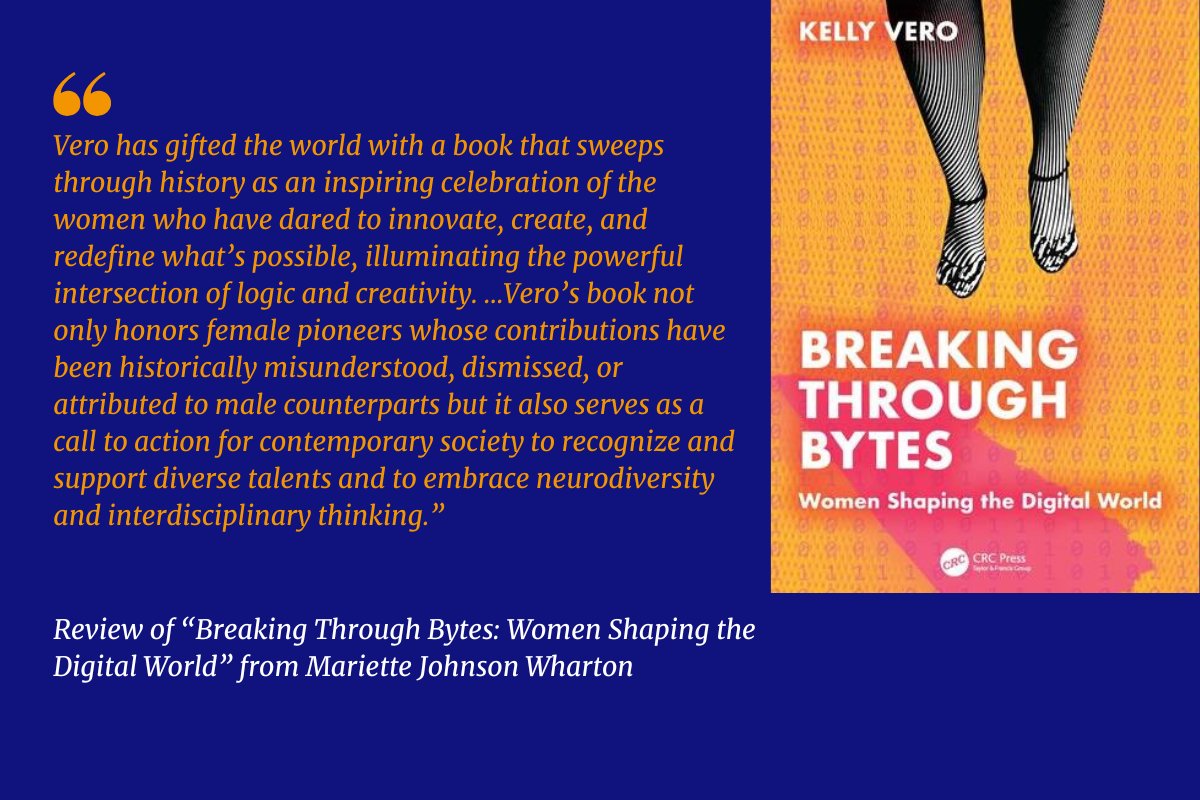 Taylor & Francis (@wearetandf) on Twitter photo This Women's History Month we're celebrating the release of "Breaking Through Bytes: Women Shaping the Digital World" "an inspiring celebration of the women who have dared to innovate, create and redefine what’s possible" routledge.com/Breaking-Throu…
<a href="/thekellyvero/">Kelly Vero</a>
<a href="/routledgebooks/">Routledge Books</a> This Women's History Month we're celebrating the release of "Breaking Through Bytes: Women Shaping the Digital World" "an inspiring celebration of the women who have dared to innovate, create and redefine what’s possible" routledge.com/Breaking-Throu…
<a href="/thekellyvero/">Kelly Vero</a>
<a href="/routledgebooks/">Routledge Books</a>