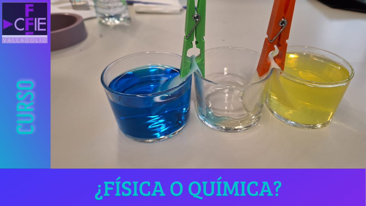 "¡La ciencia cobra vida en el laboratorio! 🧪👩‍🔬 
Curso para Profesores de Física y Química de Secundaria con Celedonio Álvarez (Uva). 
Aprende a realizar experimentos divertidos y educativos que inspirarán a tus estudiantes a descubrir 🌟 #InnovaCyl #CienciaDivertida <a href="/educacyl/">Educación JCyL</a>