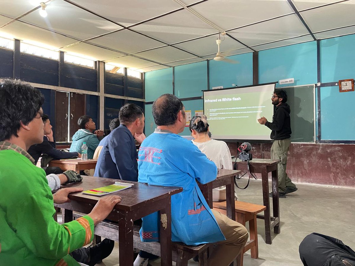 AtreeSiang's tweet photo. We successfully conducted a two-day camera trap workshop in Pasighat, training villagers from proposed Community Conserved Areas in Siang, Dibang, and West Kameng on #WildlifeMonitoring! Students from JNC also joined our hands-on sessions. More sessions to follow! https://t.co/38a78dhAjN