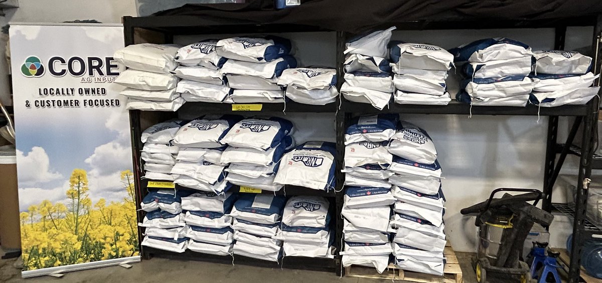 NolanElford's tweet image. Here's a draft for your post:

Exciting news! @CoreAgInputs is now stocking new Rosedale Feed Mill products. We've got fresh inventory of livestock feed, including layer17% and cattle lick tubs ready for your livestock. Stop by or contact us to get yours today!