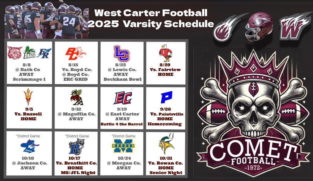 West Carter Comet Football Official (@westcometsfball) on Twitter photo 