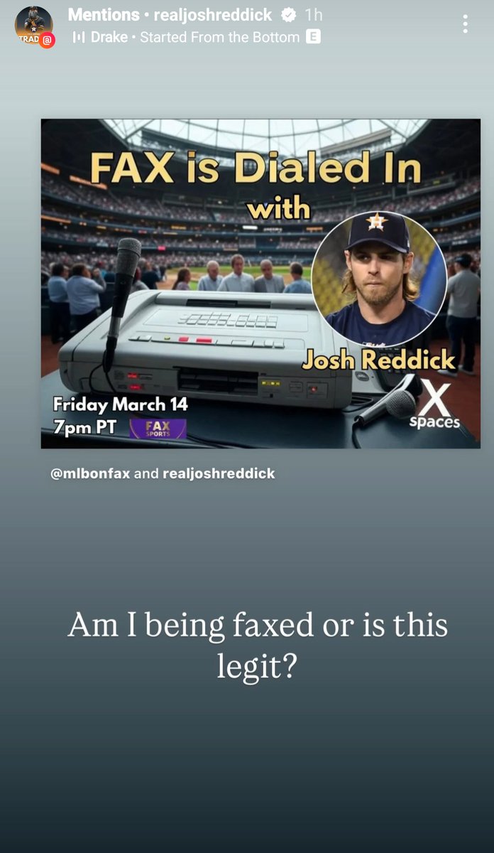 Real, as far as we know <a href="/JRedDubDeuce/">Josh Reddick</a>