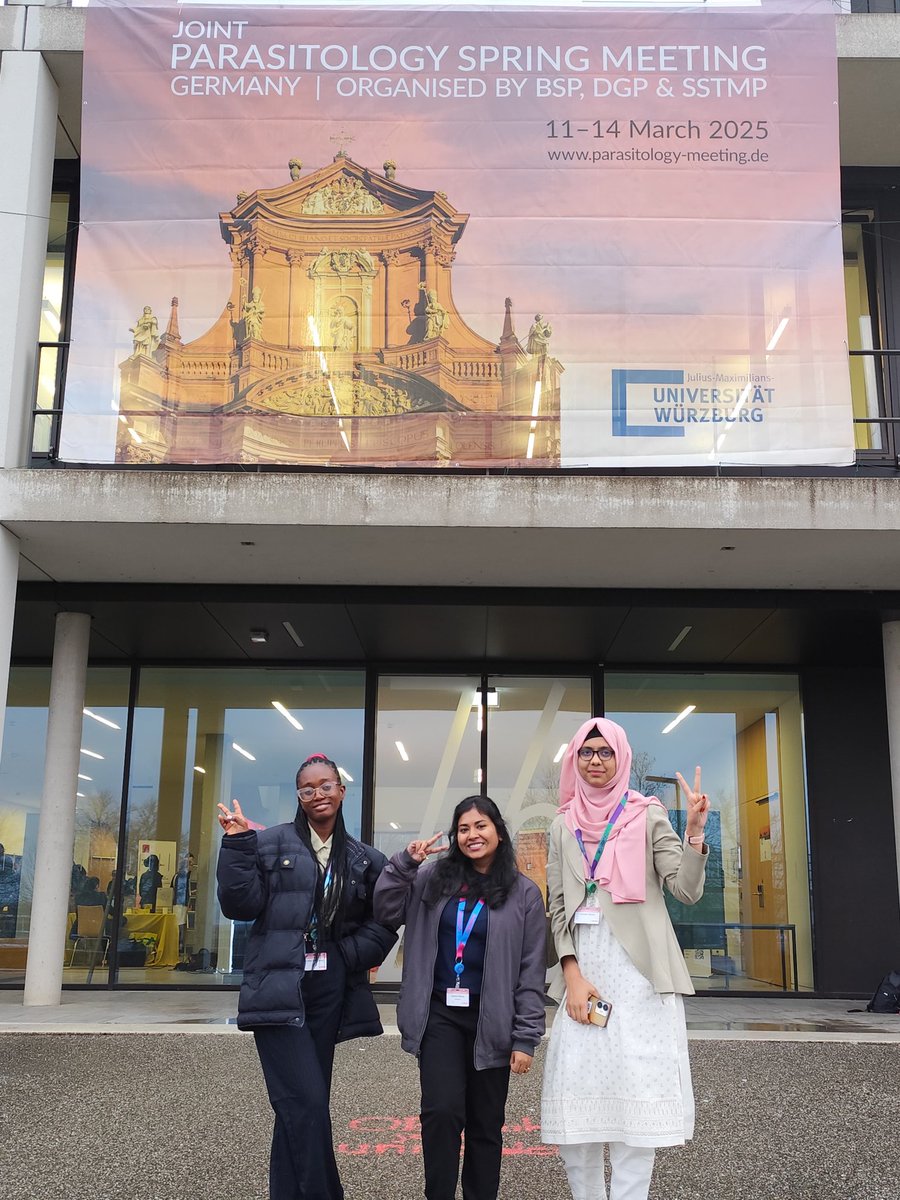Nichola Calvani (@nicholacalvani) on Twitter photo They're hereeee! If you're at the Joint Parasitology Spring Meeting of the German, British and Swiss Societies for Parasitology please come and introduce yourself to <a href="/debolina95/">Debolina Manna</a>, <a href="/Ann__boat/">Anabel Acheampong</a> and Nikita. Please also be sure to join us at tomorrow's EDI session! They're hereeee! If you're at the Joint Parasitology Spring Meeting of the German, British and Swiss Societies for Parasitology please come and introduce yourself to <a href="/debolina95/">Debolina Manna</a>, <a href="/Ann__boat/">Anabel Acheampong</a> and Nikita. Please also be sure to join us at tomorrow's EDI session!