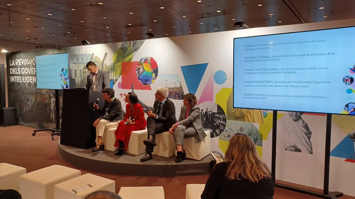 AOC (@consorciaoc) on Twitter photo Comença la sessió del #CGD2025: "Els teus tributs i multes, integració tributària amb El meu Espai"
📍Plaça Revolució
🗣️Amb Carmen Gallego, Cristina Casablanca, <a href="/lsunyol/">Laura Sunyol Bert</a>, Manel Jardí i <a href="/rubenjerico/">Ruben Jerico</a> Comença la sessió del #CGD2025: "Els teus tributs i multes, integració tributària amb El meu Espai"
📍Plaça Revolució
🗣️Amb Carmen Gallego, Cristina Casablanca, <a href="/lsunyol/">Laura Sunyol Bert</a>, Manel Jardí i <a href="/rubenjerico/">Ruben Jerico</a>