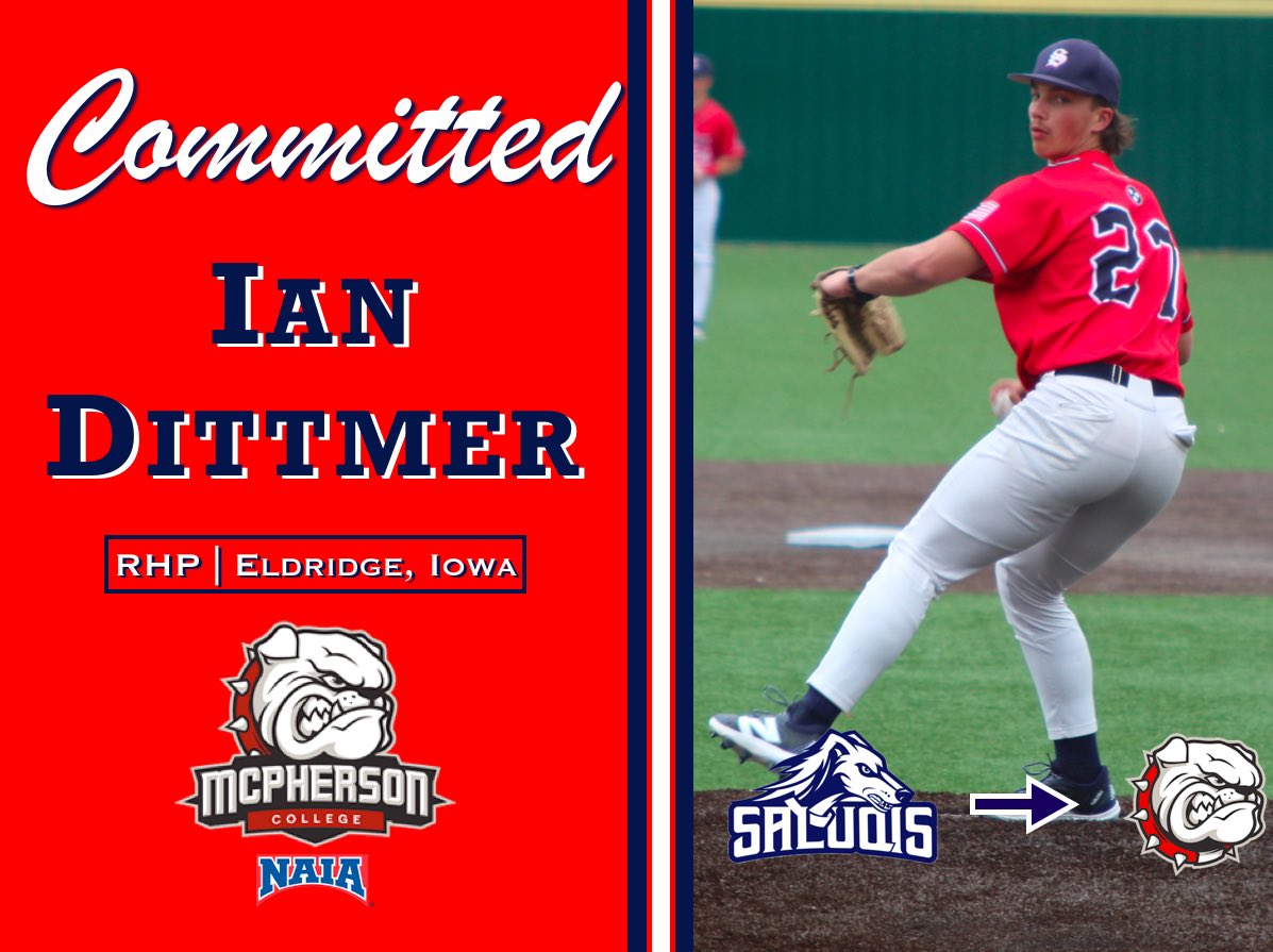 Southwest Tennessee Baseball (@swtenn_bsb) on Twitter photo COMMITTED ✔️
Congrats to Ian Dittmer on his commitment to McPherson College!
<a href="/IanDittmer3/">Ian Dittmer</a> | <a href="/McPhersonBSB/">McPherson Baseball</a>
#SaluqiPride COMMITTED ✔️
Congrats to Ian Dittmer on his commitment to McPherson College!
<a href="/IanDittmer3/">Ian Dittmer</a> | <a href="/McPhersonBSB/">McPherson Baseball</a>
#SaluqiPride