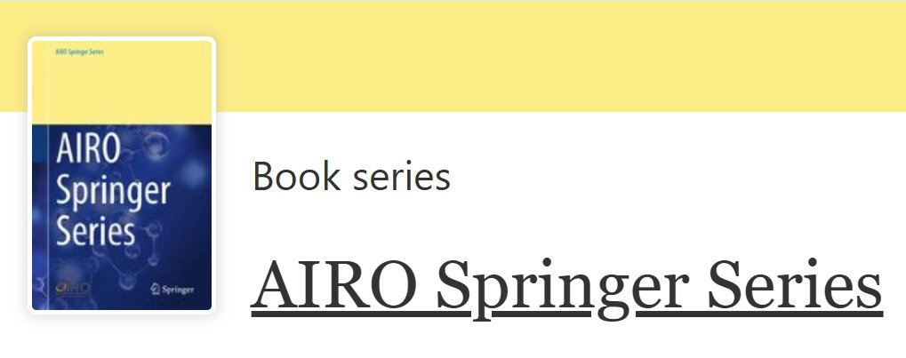 📢 CfP: AIROSpringer Series

Submissions are open for "Shaping a Sustainable Future in the Era of Big Data" (Scopus-indexed) 

📑Short papers on OR, AI &amp; ML
🏆 Best Paper Award by SEA Vision &amp; ARGO Vision
📅 Deadline: May 31st
 equinocs.springernature.com/service/9thair…