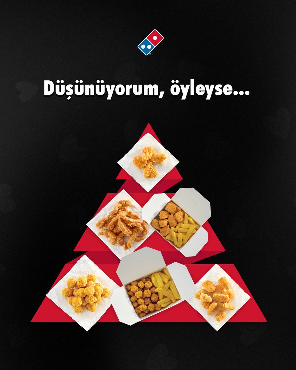 Benim ihtiyaçlar piramidine hoş geldiniz...🍕 
Fazlasıyla çıtır bir piramit yıkılmadan hepsini yemem lazım!😋
