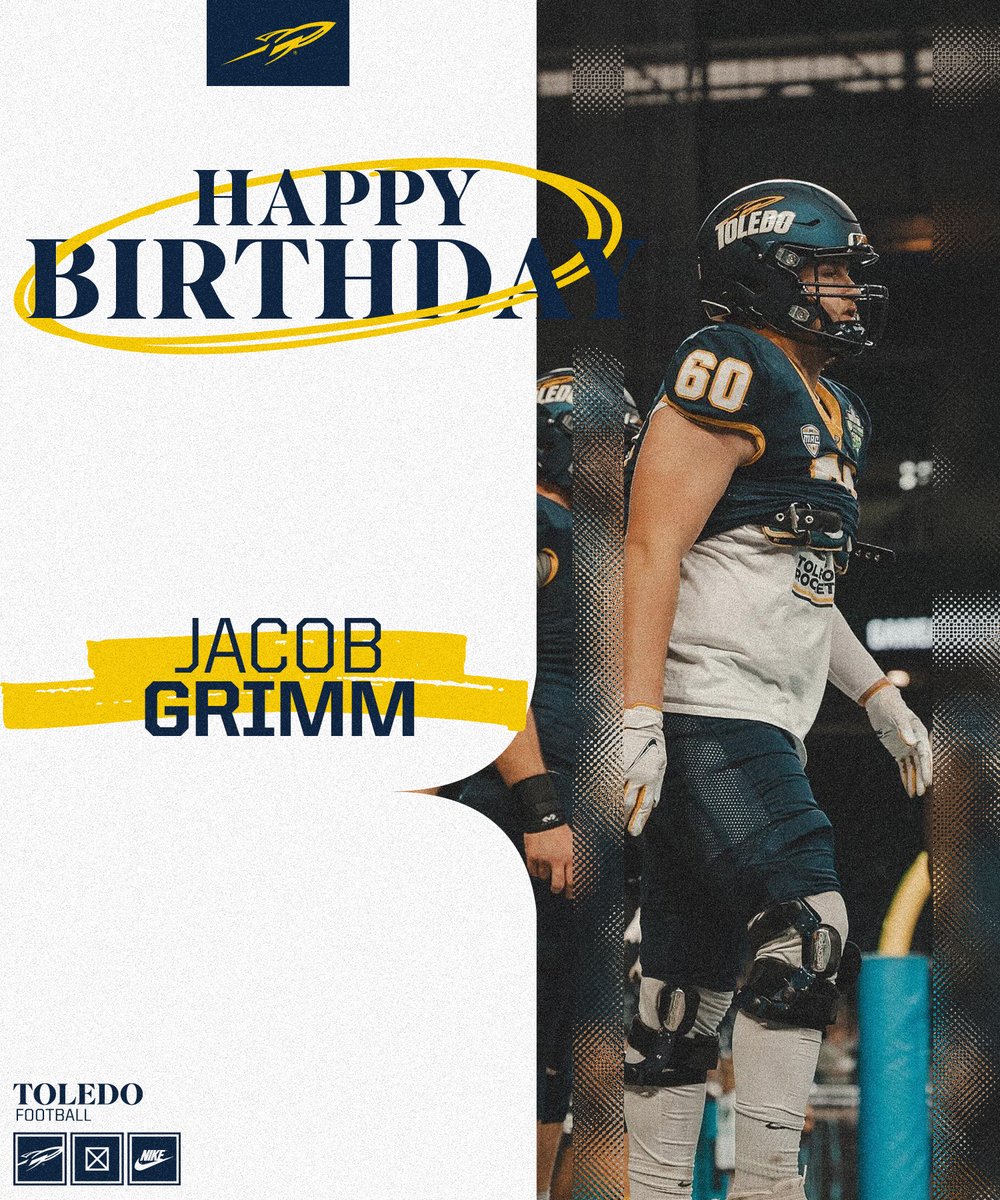 Happy birthday to <a href="/jakegrimm13/">Jake Grimm🚀</a> 

#TeamToledo #ONErocket