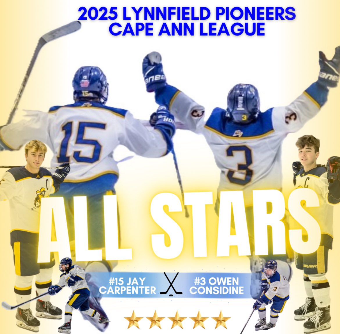 Congratulations to Jay Carpenter and Owen Considine on being selected as CAL all stars for the 2025 season.