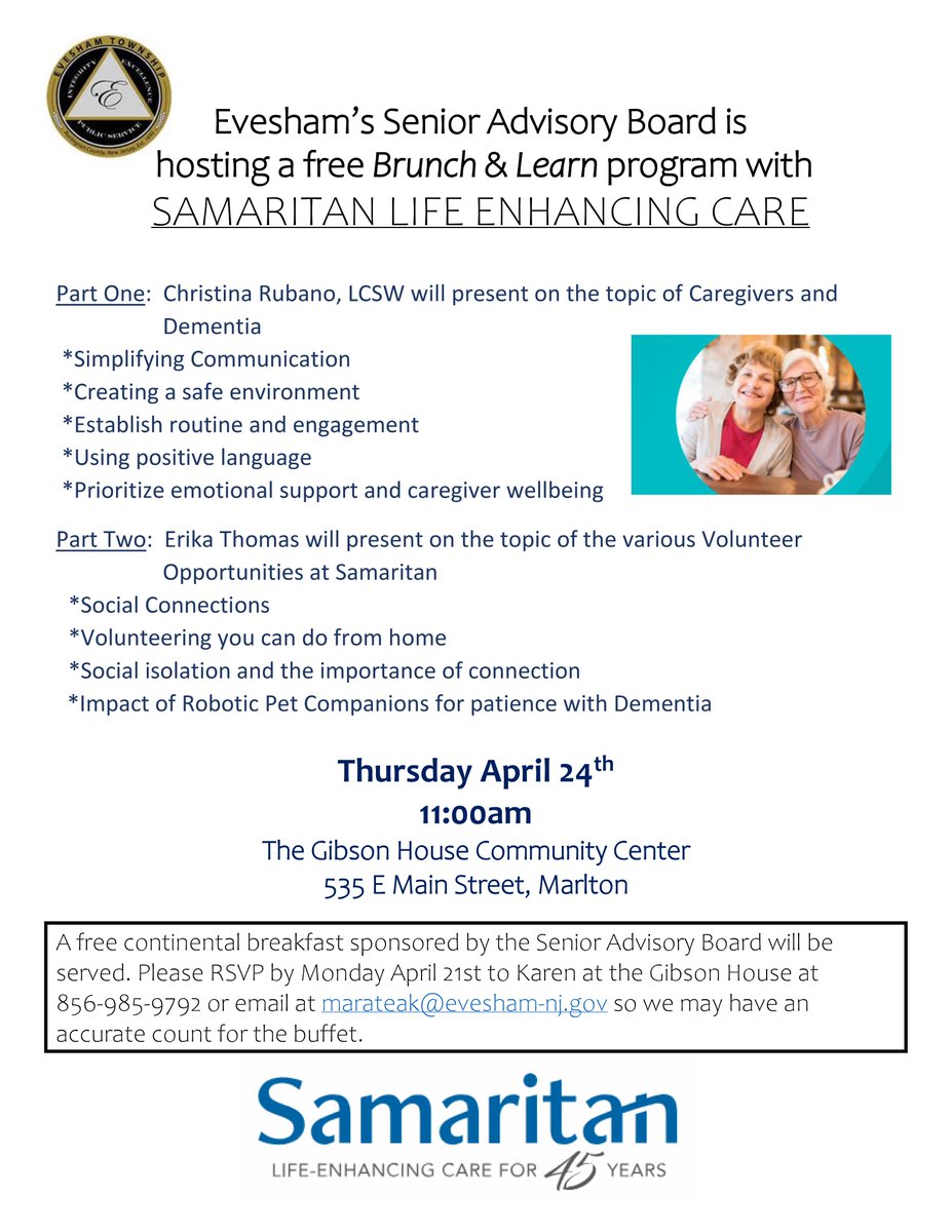 Evesham Township tweet media