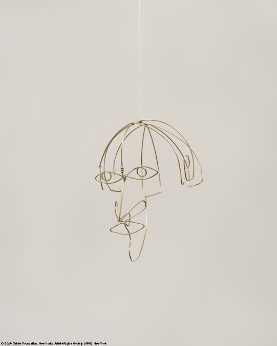 Calder redefined the nature of sculpture when he began working with wire in the mid-1920s. In massless portraits such as this one of artist John Graham, Calder used wire lines to convey spatial contour and composition. Read more: tinyurl.com/5a73rbbk