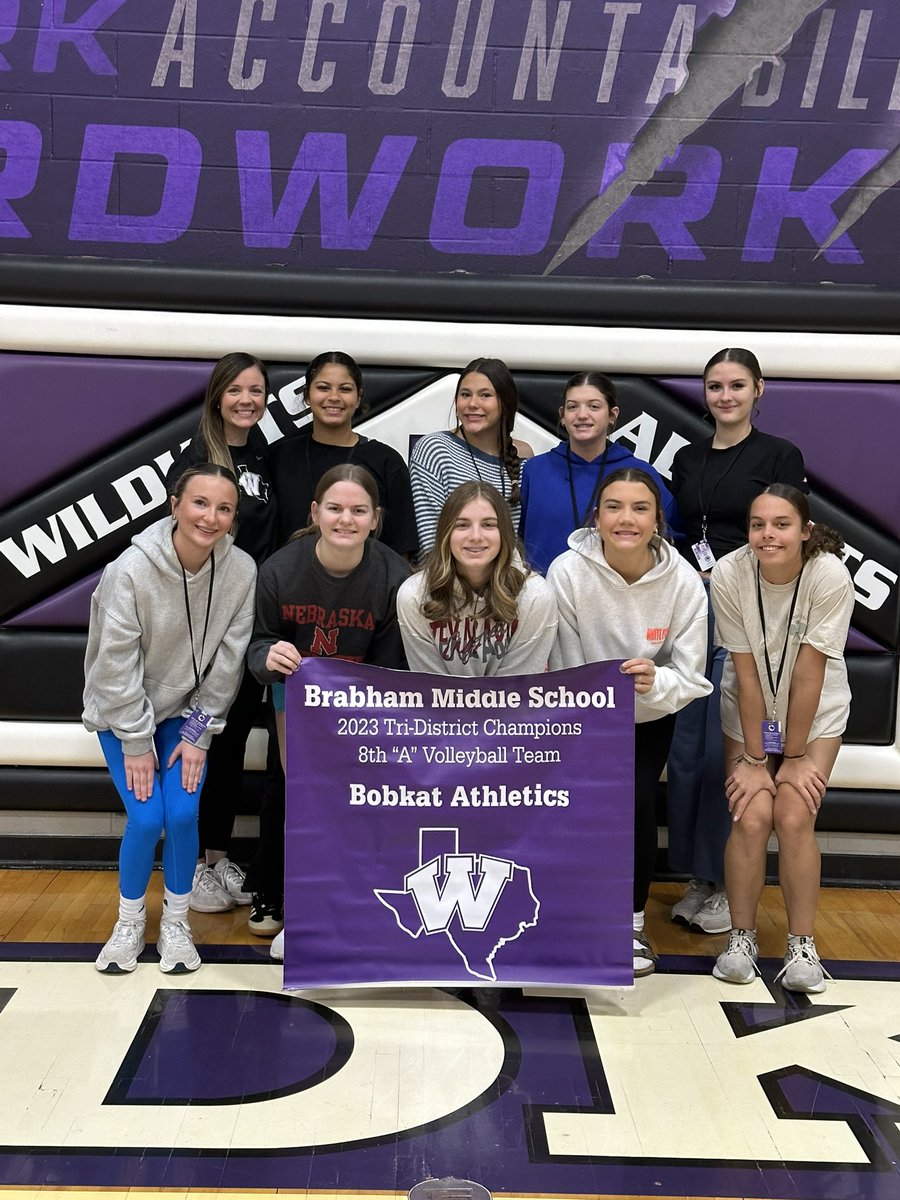 BMSAthletics (@bmsathletics3) on Twitter photo The banner is in and is FINALLY going on the wall!! Congrats to this great group of athletes!! 🏐💜 <a href="/WillisSchools/">Willis ISD</a> <a href="/Willis_HS_TX/">Willis High School</a> <a href="/WISDBrabham/">Brabham Middle School</a> The banner is in and is FINALLY going on the wall!! Congrats to this great group of athletes!! 🏐💜 <a href="/WillisSchools/">Willis ISD</a> <a href="/Willis_HS_TX/">Willis High School</a> <a href="/WISDBrabham/">Brabham Middle School</a>