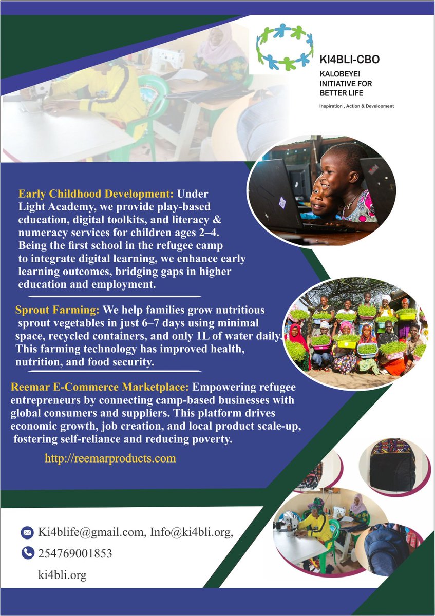 The year 2024 was a remarkable one for KI4BLI, marked by significant achievements, Thanks to our volunteers, community members, donors, and partners who have trusted in our vision and mission. we will achieve even greater results in 2025. 
Read: drive.google.com/file/d/1PdkweK…