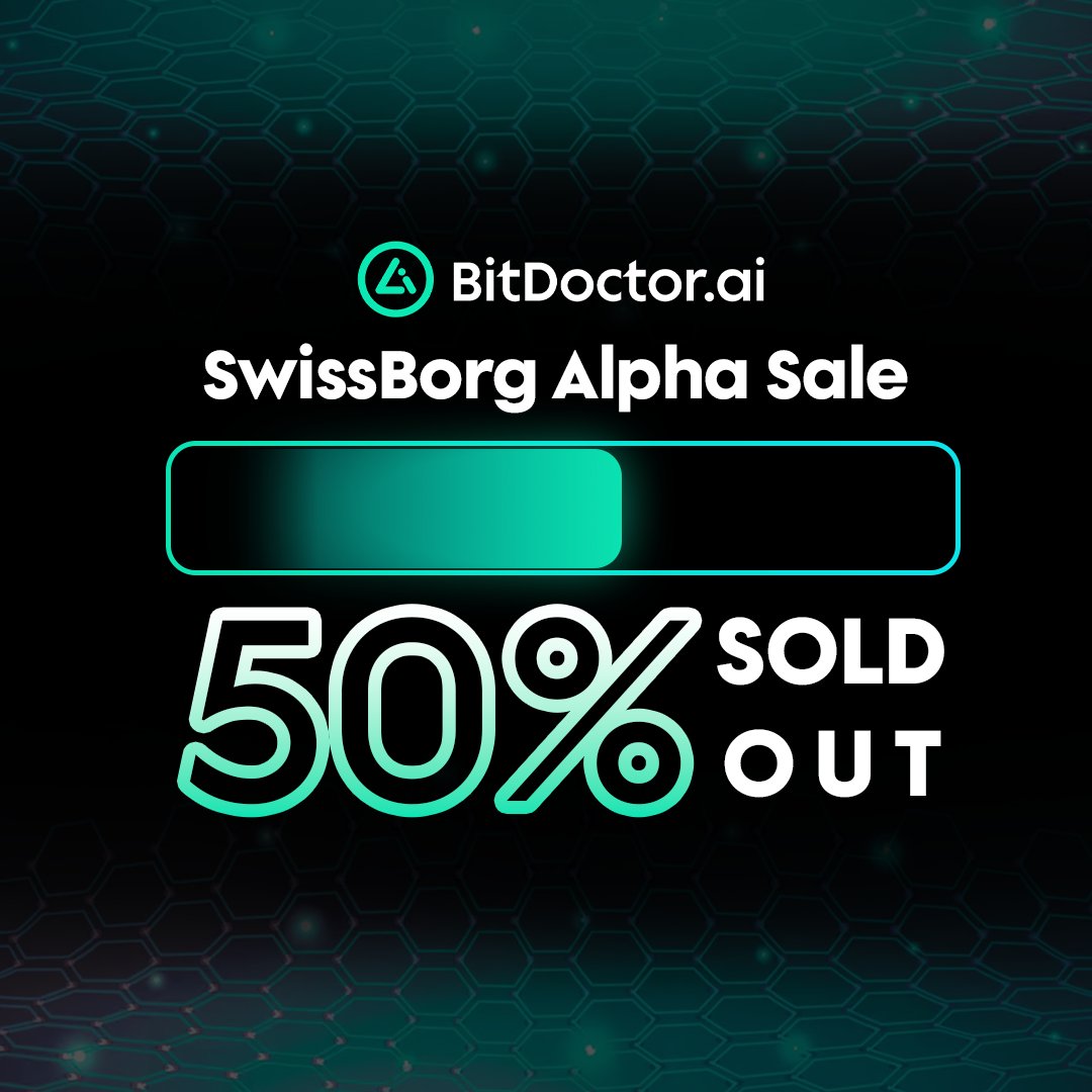 BitDoctorAI's tweet image. 🔥 $AIDD SwissBorg Alpha Sale is over 50% sold out! 🔥

Grab it before it's gone: swissborg.com/alpha/bitdoctor

#BitDoctorAI #DeSci #AI #DePIN #healthtech #freediagnosis #tokenlaunch #TGE