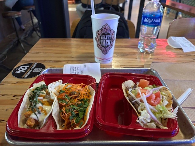 ConConcepts's tweet image. Great tacos, even better partnerships! @ConConcepts President Mark Cimino made sure to stop by one of his favorite spots, Velvet Taco, on a recent trip to Dallas. We’re always proud to support their success behind the scenes, from sourcing to savings—and even better, in person!