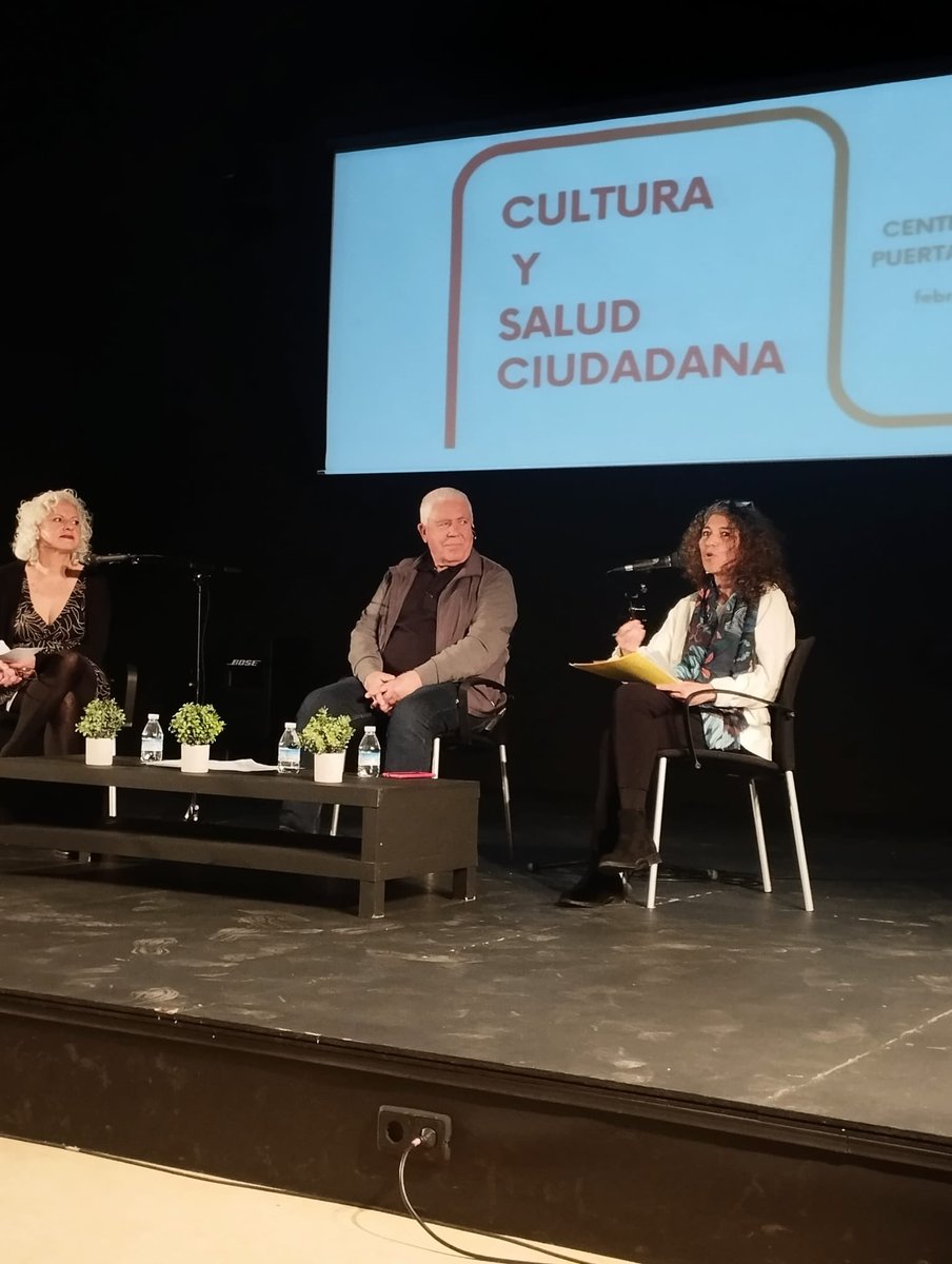 Ayer nos invitaron a un espacio de diálogo y reflexión dentro del ciclo de #cultura y #saludCiudadana, organizado por puertas de castilla. 

🗣️Compartimos mesa con Pepe Martínez, médico de familia. Hablamos sobre la “sociedad integradora” y sobre la “participación como proceso”.