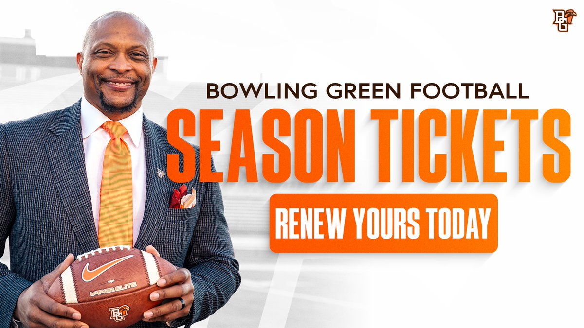 The BGSU Ticket Office staff is answering ALL of your season ticket needs! Call today for more information on season tickets and to renew your season tickets for the 2025 season!   

Call today at 419-372-0000!

🎟️: tinyurl.com/2a9cbln6