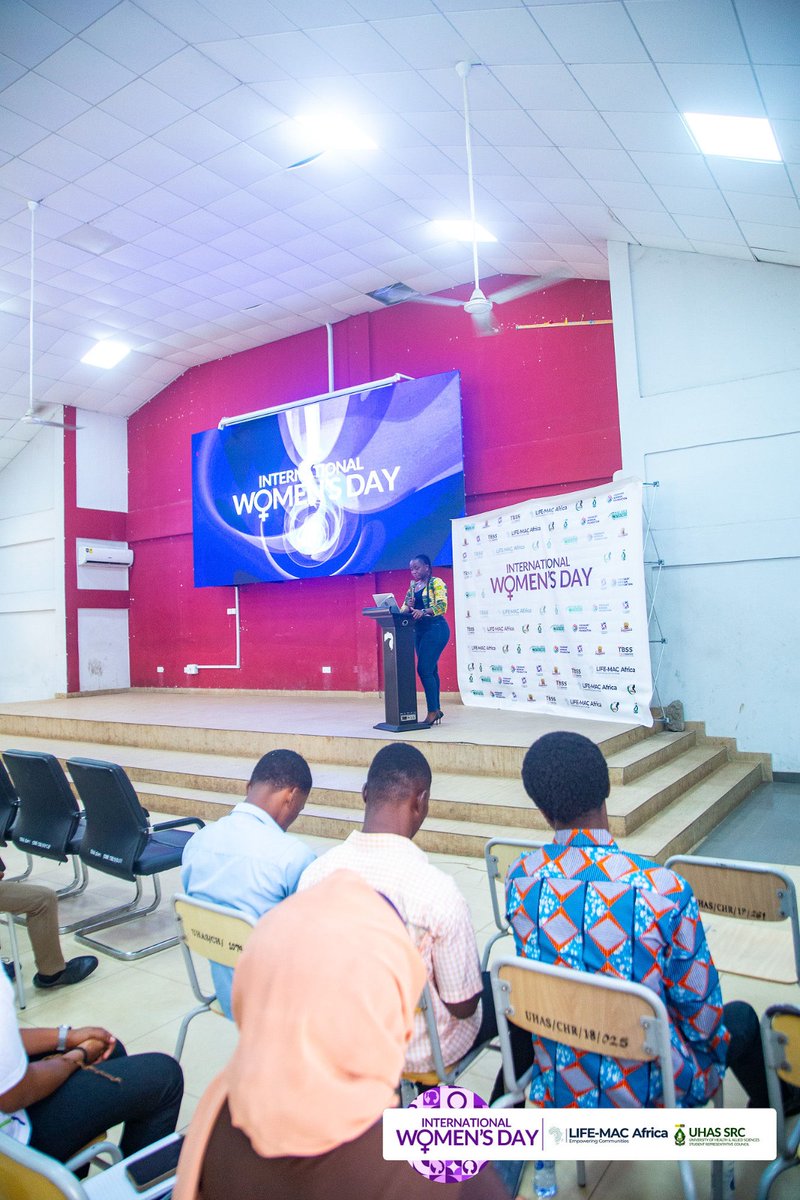 LifeMacAfrica's tweet image. During #IWD2025, Ms. Korleki Setor Akpey shared powerful insights on leadership: "Everybody is a leader." Step up, embrace challenges &amp;amp; lead from anywhere!  

#AccelerateAction #LifeMacAfrica #UHASSRC #LMC #SalariaEyeMed #TBSSGh #Batatas #VisionaryNormanFoundation