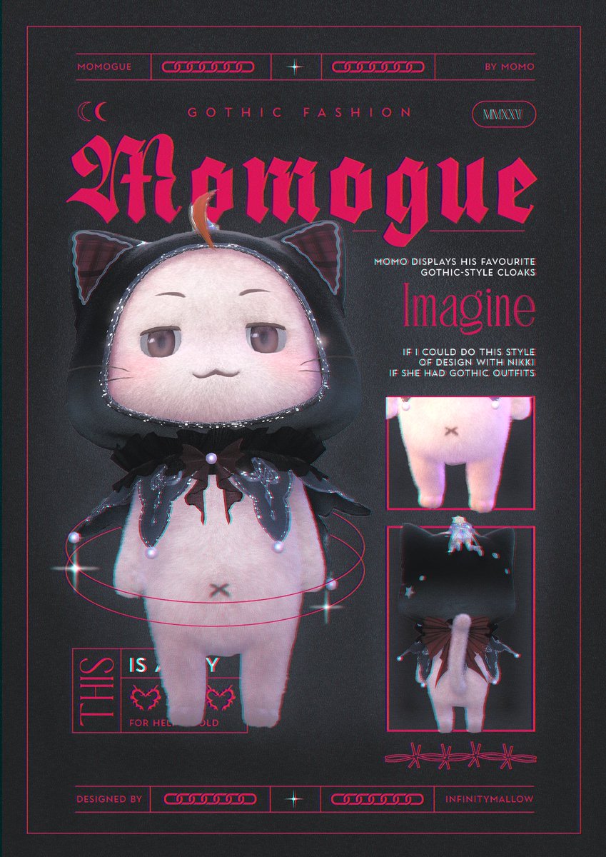 🌙𝔪𝔬𝔪𝔬𝔤𝔲𝔢🌙
gothic fashion as presented by momo
.
.
.
#infinitynikkitwt #Infinitynikki