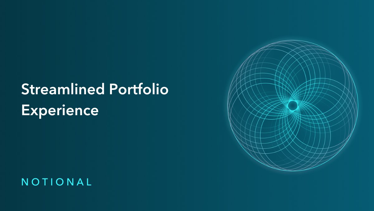 Notional's portfolio page just got a major upgrade!

It’s now faster and easier to track holdings, analyze vaults, and manage risk.

Here’s what’s new: 🧵👇