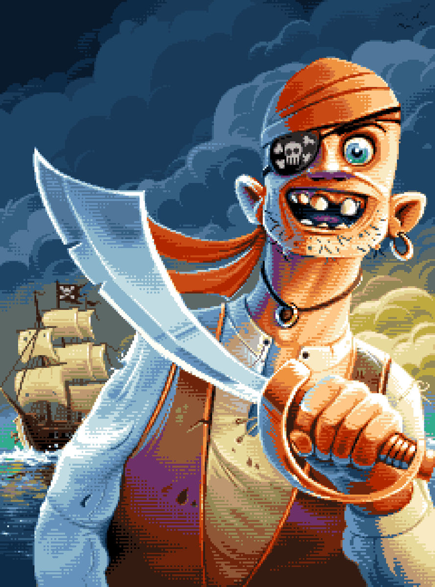 j_ljunggren's tweet image. I had the honor of design and create the artwork for the new issue of @datormagazin Retro that just came out.
The magazine is about old computers, like #c64 #commodore64 in Sweden.
datormagazin.se
#pixelart #art #pirate #magazine #CoverArt