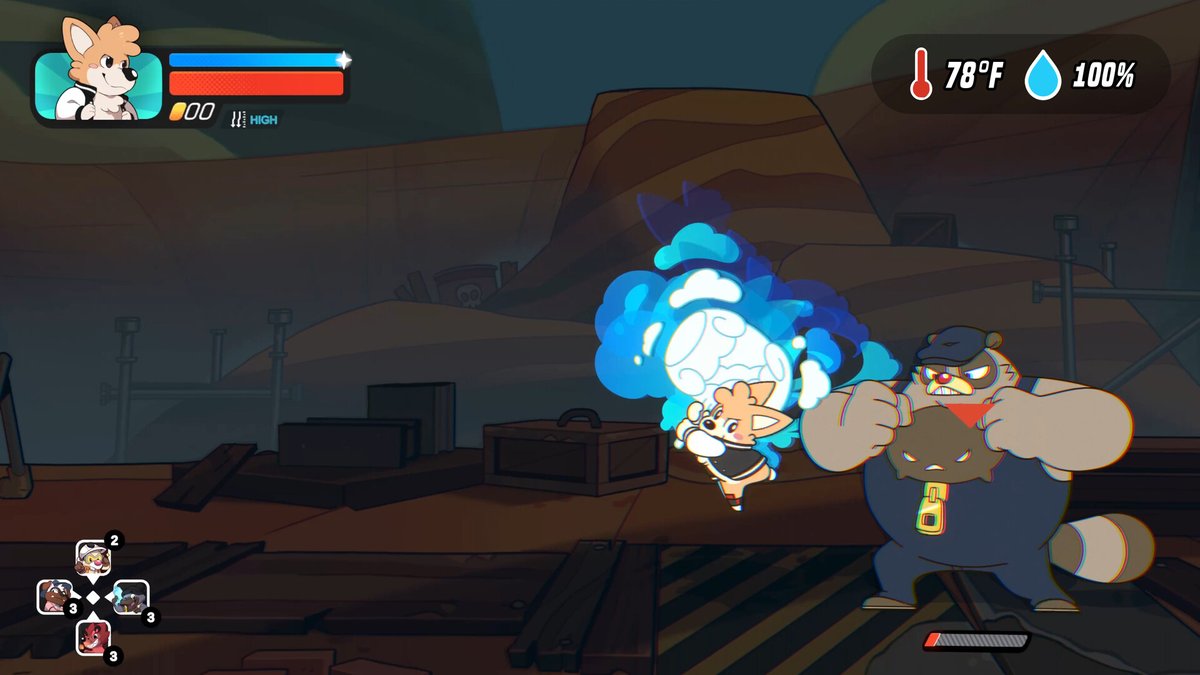 風に乗せて鋭く打つべし！可愛いコーギーが天気を操る2DアクションADV『Breeze in the Clouds』2025年内発売発表【Humble Games Showcase】
gamespark.jp/article/2025/0…

天候を変えて戦闘を有利に運ぶのに役立つサポートキャラたちの活躍も見どころです。