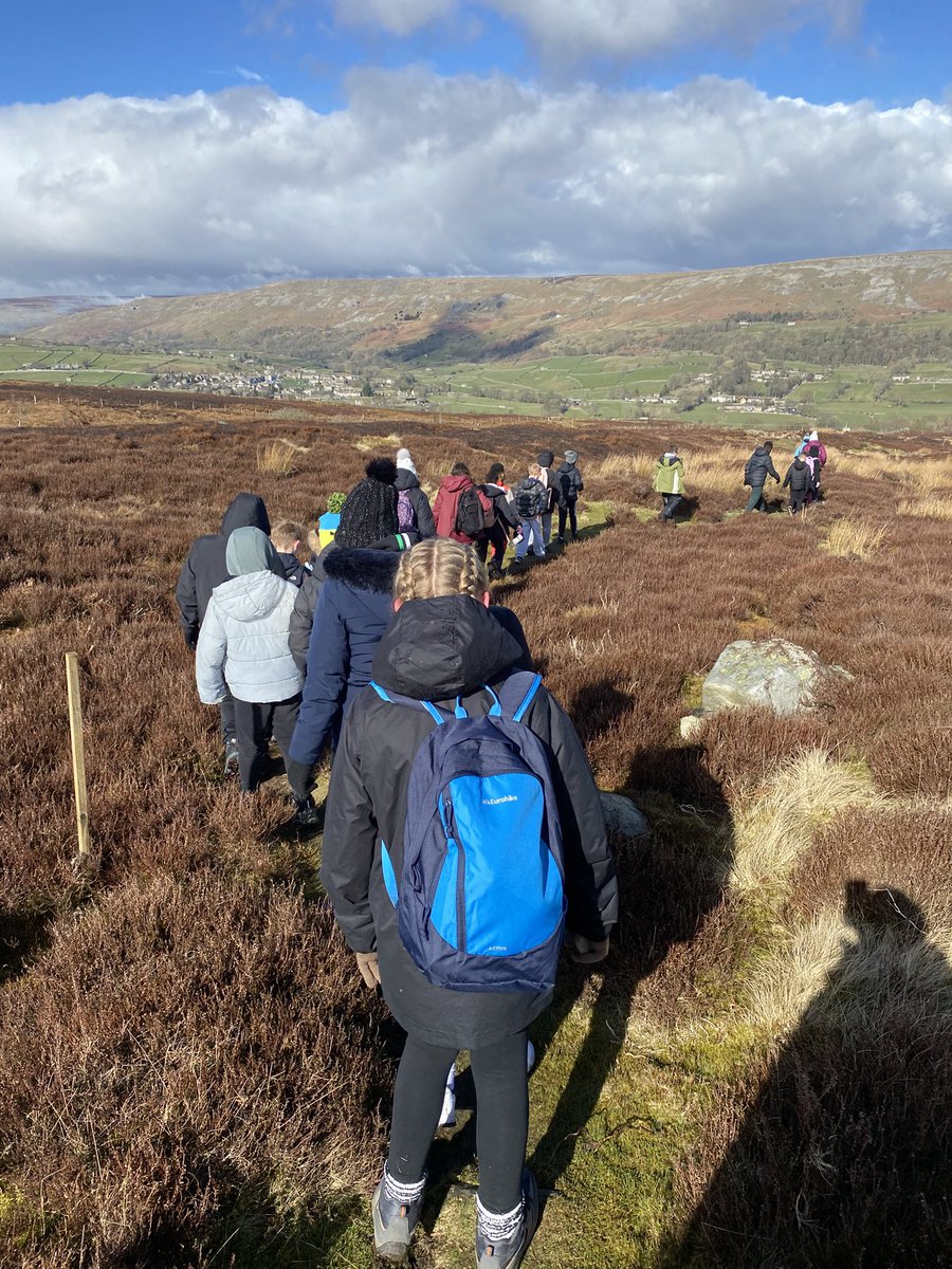 We have really enjoyed our walk where we experienced all weather types! ☁️☀️🌦️