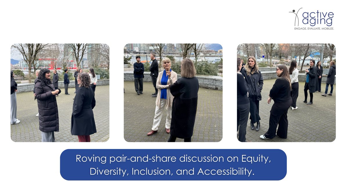 Active Aging (@activeagingrt) on Twitter photo On Feb 27, 2025, at our team retreat, we had a meaningful discussion led by <a href="/CallistaAnne/">Callista Ottoni</a> on Equity, Diversity, Inclusion, and Accessibility. Thank you, Callista, for guiding this impactful activity!
#ActiveAging #EDIA On Feb 27, 2025, at our team retreat, we had a meaningful discussion led by <a href="/CallistaAnne/">Callista Ottoni</a> on Equity, Diversity, Inclusion, and Accessibility. Thank you, Callista, for guiding this impactful activity!
#ActiveAging #EDIA