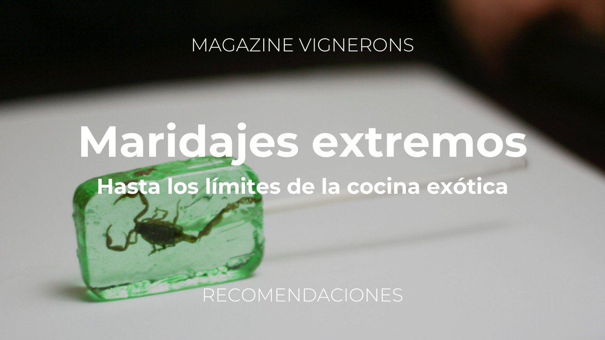 Chapulines y ron añejo, escorpiones y champagne rosé...

Nuestro compañero Nicola Zurlo explora los límites del maridaje para salir de la zona de confort gastronómica. ¿Quién dijo miedo?

bodeboca.com/blog/maridajes…