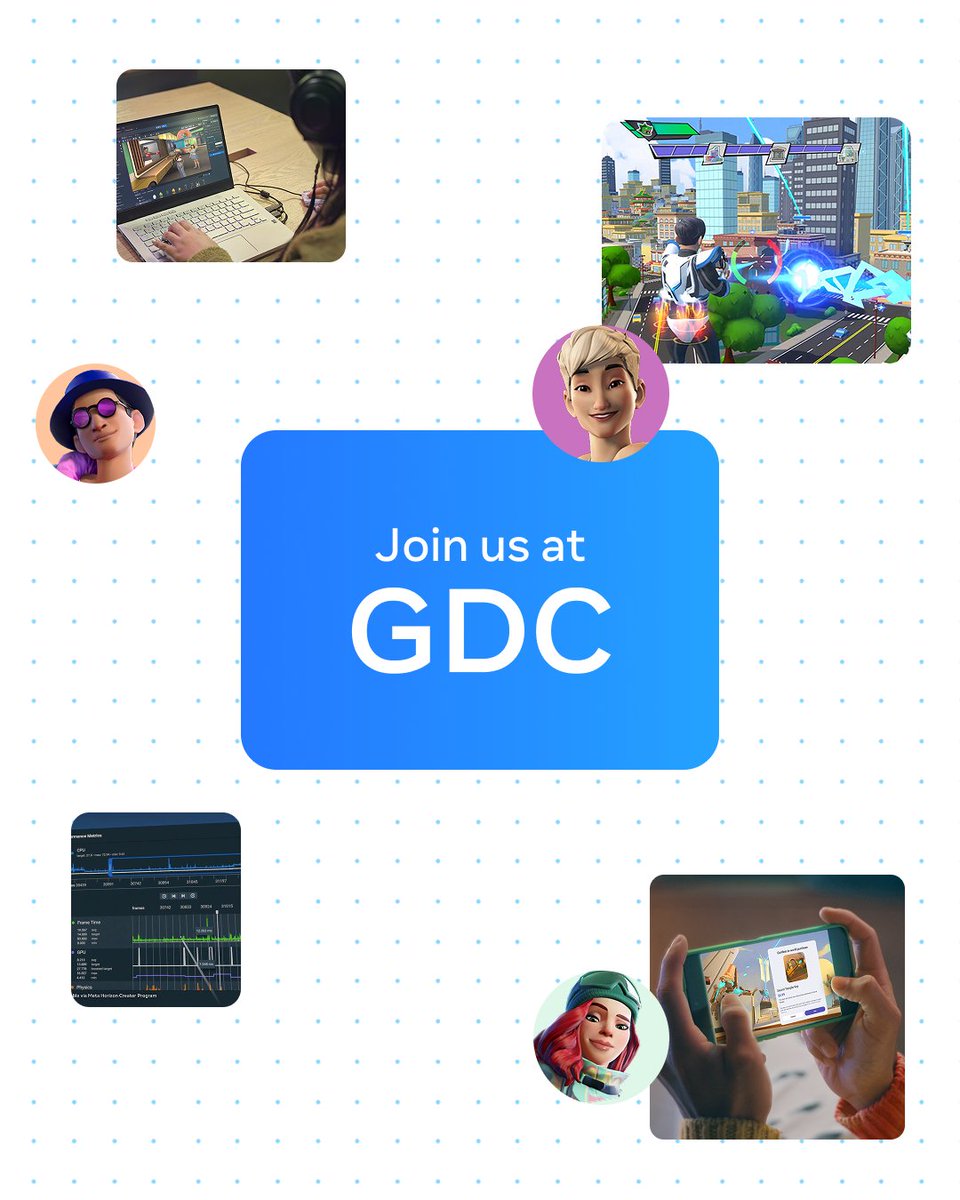 Get ready for #GDC with a sneak peek at some of this year’s sessions and booth activities.✨ Our product experts and industry leaders will unpack the latest tech advancements, industry trends, marketing insights and more to help you grow. Click below to learn more👇 #MetaHorizon