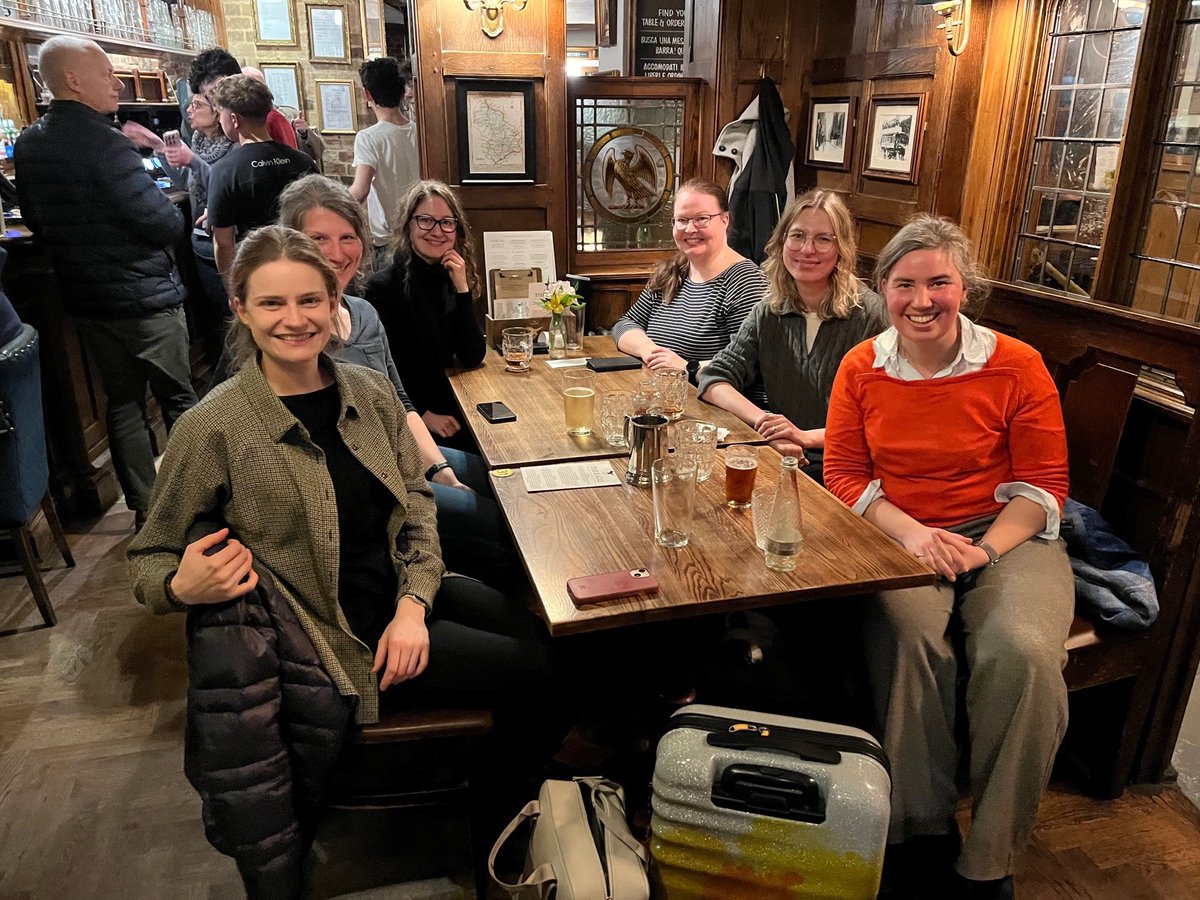 Vera Karlbauer (@vera_karlbauer) on Twitter photo The <a href="/Binder_Lab/">Binder Lab</a> translational genomics team & friends in the Eagle Pub in Cambridge where Watson & Crick announced in 1953 they (and Rosalind Franklin) had "discovered the secret of life". We are now looking forward to the #Epigenomics25 conference - see you there! The <a href="/Binder_Lab/">Binder Lab</a> translational genomics team & friends in the Eagle Pub in Cambridge where Watson & Crick announced in 1953 they (and Rosalind Franklin) had "discovered the secret of life". We are now looking forward to the #Epigenomics25 conference - see you there!