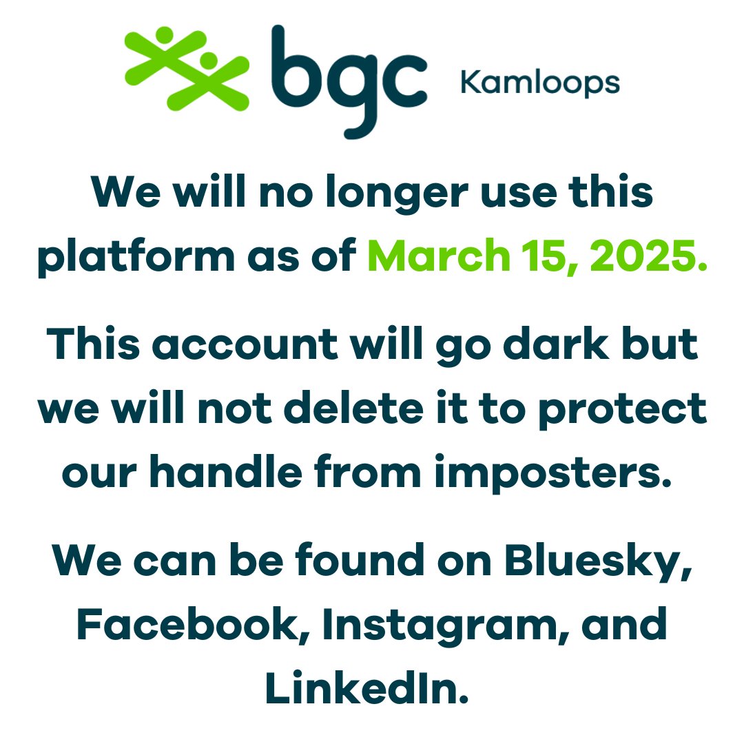 This is our final post here. We are moving away from this platform and can be found on others. We will not delete this account to prevent our handle from being misused.