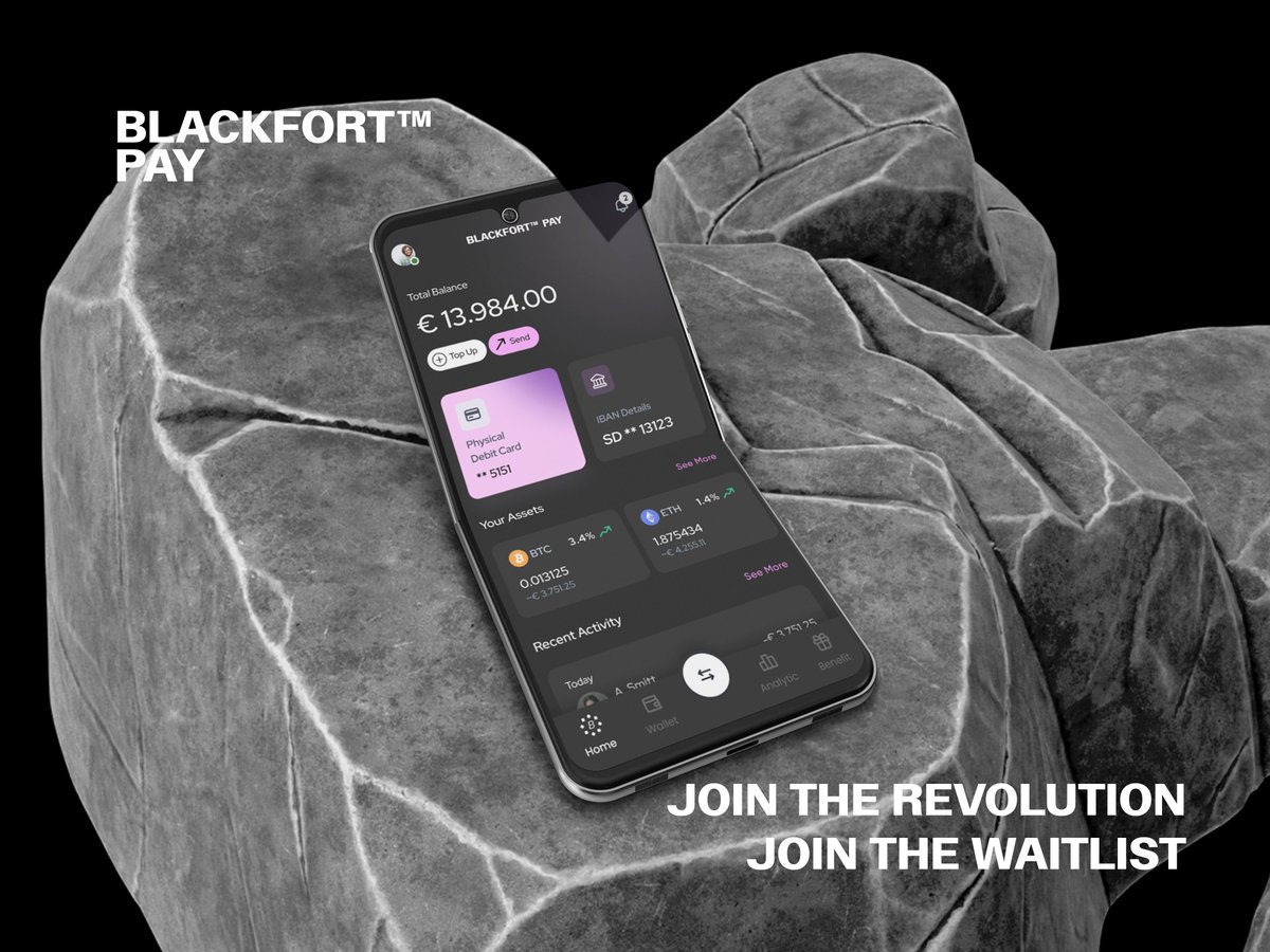 🌍 Global reach, maximum security. Cross-border crypto payments are about to get safer.

Join the waitlist: blackfortpay.com

#Fintech #Web3Payments #BlackfortPay