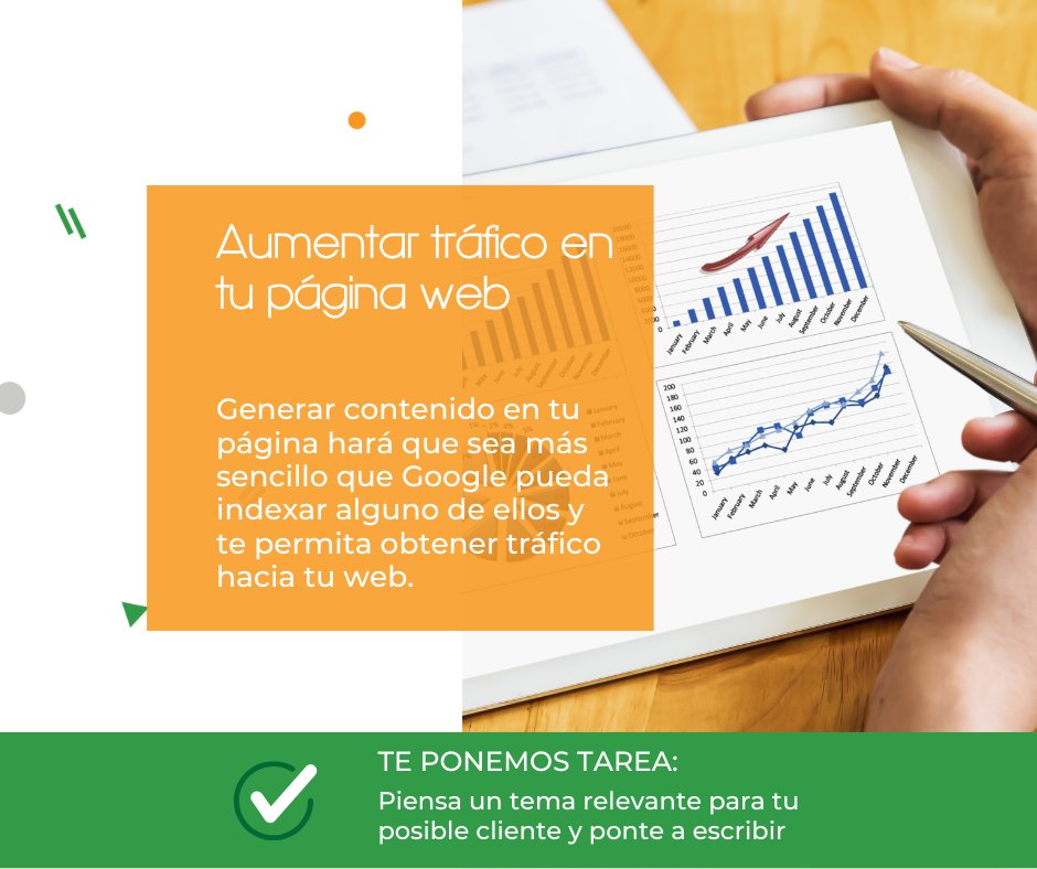 ¿Por qué es importante generar contenidos en tu página web?

✅Aumentar el tráfico hacia tu página web.
Si generas más contenidos en tu web y se alinean con lo que el posible cliente busca de tu empresa obtendrás mayor tráfico en tu web.
ayuve.net/blog/por-que-e…