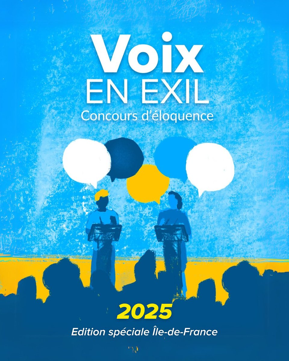📢 Appel à candidatures 📢 
 
Le HCR lance la 3️⃣ème édition de son concours d’éloquence #VoixEnExil à destination des étudiants réfugiés en Île-de-France, au <a href="/MuseeOrsay/">Musée d'Orsay</a> à Paris. 
 
📅 Date limite de candidatures : le 19 mars à minuit  
ℹ️ Plus d'infos : bit.ly/3Fy1LBS