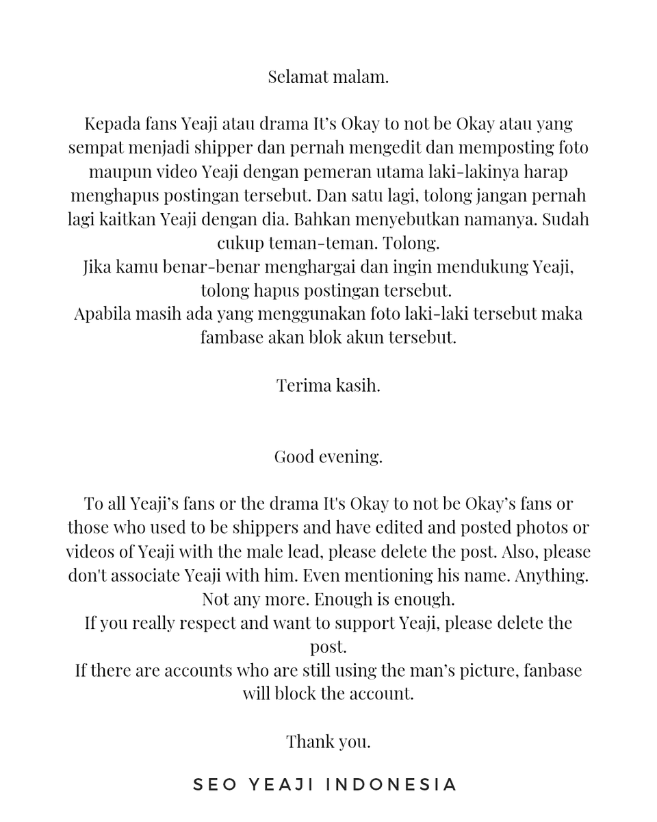 New Rules! Berlaku pertanggal 13 Maret 2025.

Terimakasih.