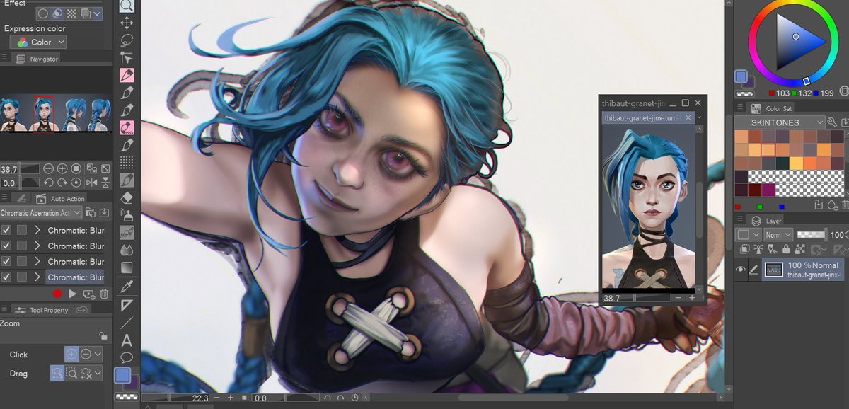 HelloDonique's tweet image. Jinx w.i.p #arcane