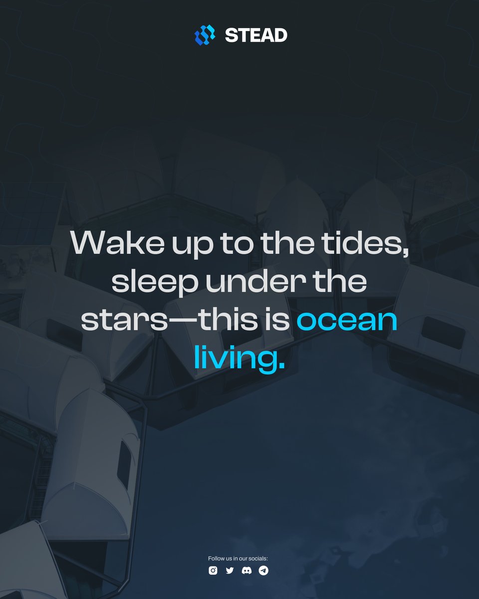 Where the tides set the rhythm and the stars light the way.

This is ocean living—a lifestyle beyond the shore, where every sunrise and sunset meets the sea. Ready to experience it?

#STEAD #OceanLiving #LifeOnWater #FloatingRetreat #ReefResort #RWA