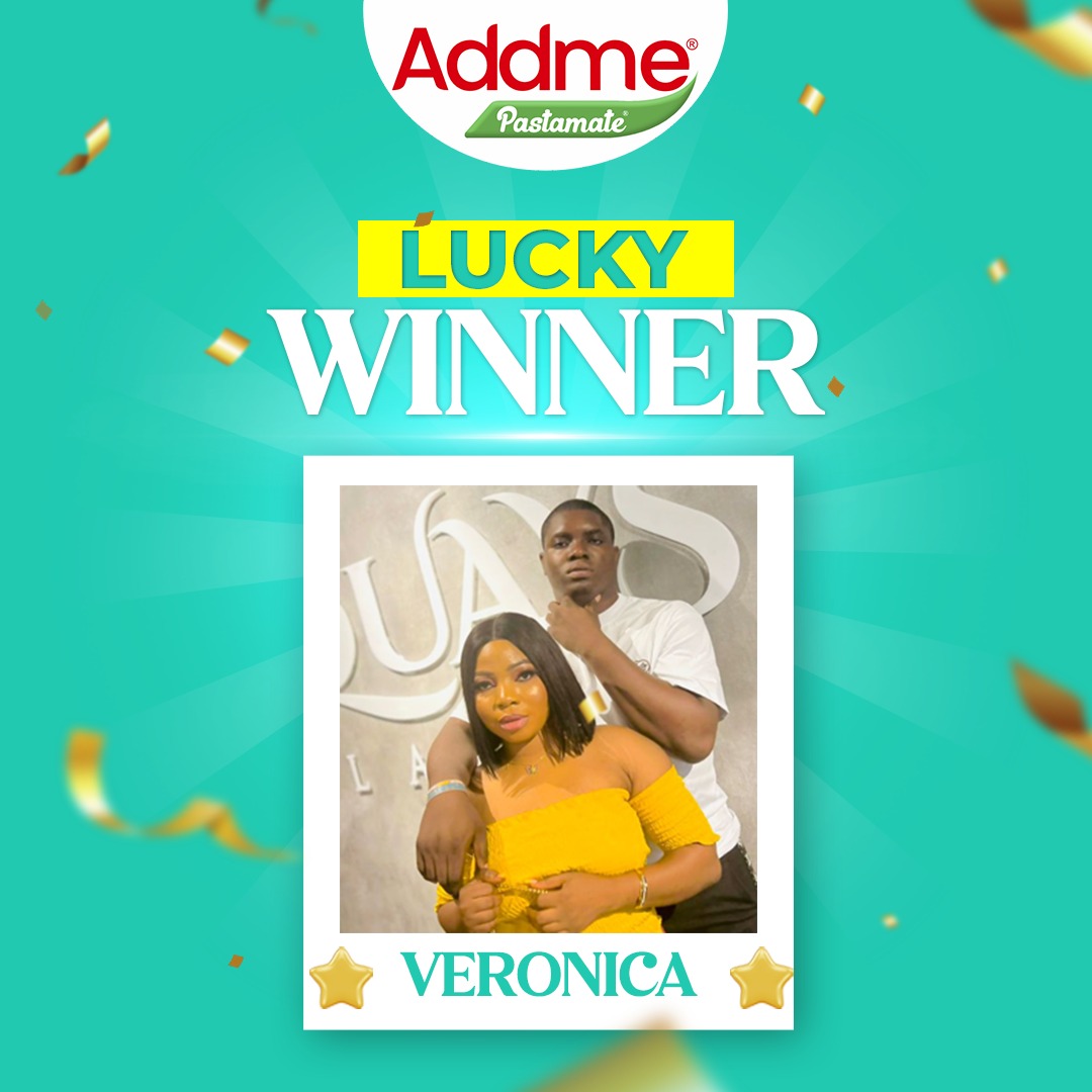 addmenigeria's tweet photo. We told you we are cooking up ease this year, and it's tasting delicious 😍😌
Congratulations to Veronica @Vluxury182 on winning 500k in our Addme Pastamate Valentine's shop like royalty giveaway 🎉💚
#Addmie #AddmePastamate #PastasMate #Addme https://t.co/dzloatwxKV