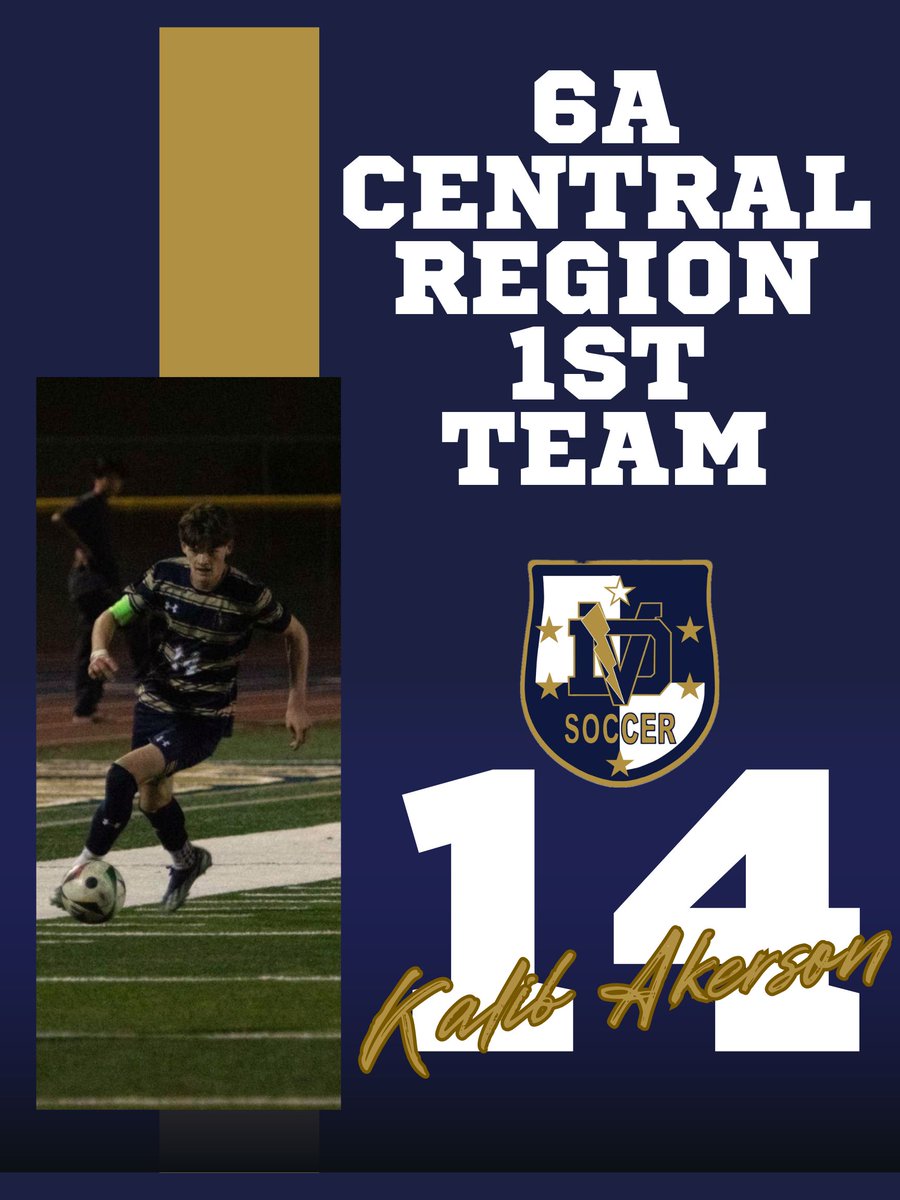 Desert Vista Men’s Soccer (@dvmensoccer) on Twitter photo Congrats to the 6A Central Player of the Year!
Kalib Akerson
Kalib also earned 1st Team All Region.
<a href="/theDVway/">Desert Vista Athletics</a> <a href="/DVHS_TUHSD/">Desert Vista High School</a> <a href="/huffine_tuhsd/">David Huffine</a> <a href="/CoachElliott13/">Trent Elliott</a> Congrats to the 6A Central Player of the Year!
Kalib Akerson
Kalib also earned 1st Team All Region.
<a href="/theDVway/">Desert Vista Athletics</a> <a href="/DVHS_TUHSD/">Desert Vista High School</a> <a href="/huffine_tuhsd/">David Huffine</a> <a href="/CoachElliott13/">Trent Elliott</a>