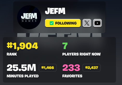 JEFM - Fortnite tweet media